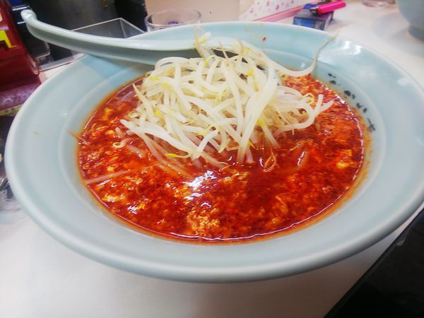 「タンタンメン もやし入り メチャ辛さ カタめ」@元祖ニュータンタンメン本舗 根岸店の写真