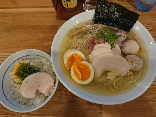 「特製地鶏（塩）」@自家製麺 純の写真