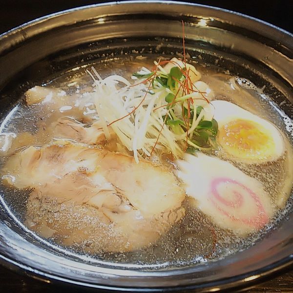 「【一周年記念限定】きびなごらーめん」@麺や 笑 ～Sho～の写真