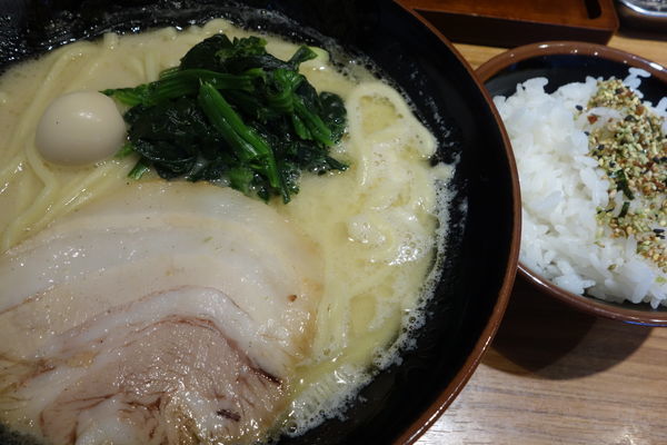 「塩らーめん麺やわらかめ500円（毎月1日）」@横浜家系ラーメン 横浜道 野田蕃昌店の写真