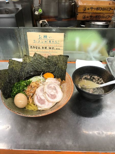 「ムール貝出汁のまぜそば塩」@覆麺 智の写真