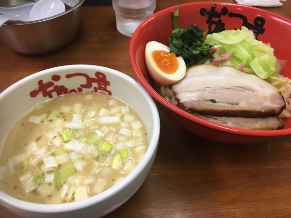 「桜香る鶏白湯つけ麺」@なんつッ亭 弐 品川店の写真
