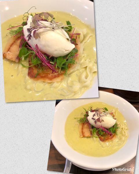 「ポタージュ・サンジェルマンとグラス・デュバリ¥900」@稲荷屋の写真