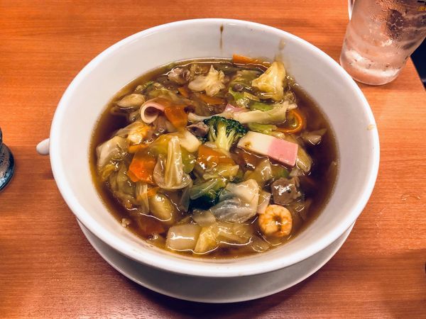 「五目あんかけラーメン」@日高屋 祖師ヶ谷大蔵店の写真