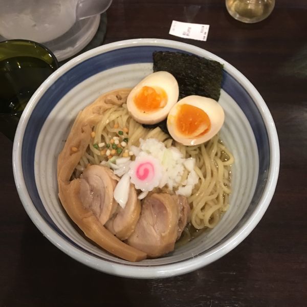 「煮玉子煮干しまぜそば」@東京駅 斑鳩の写真