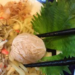 冷凍梅のざるつけ麺850円