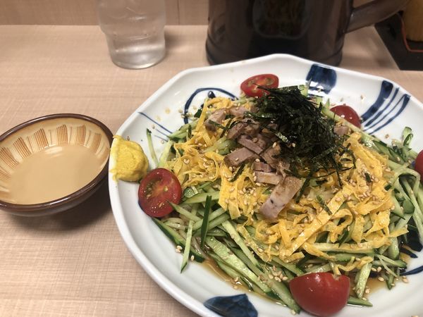 「【季節限定】冷やし中華（950円）」@与ろゐ屋の写真