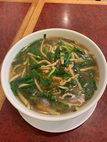 「ニラ入り肉そば 864円」@華吉の写真