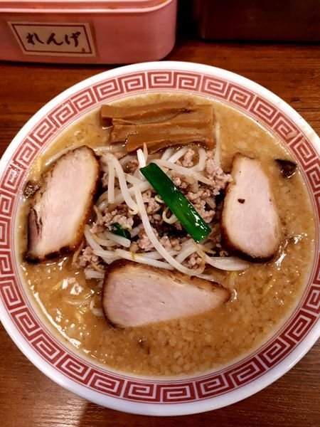 「(限定)炒め味噌ラーメン850円」@背脂煮干 丸め 新所沢店の写真