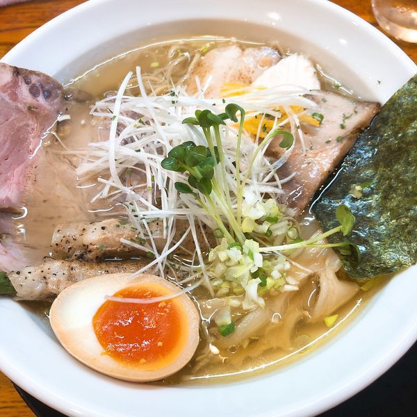 「特製塩そば ¥1100」@おとなの塩sobaの写真