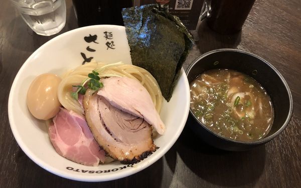 「濃厚魚介豚骨特製つけ麺 中盛」@麺処 さとう 桜新町店の写真
