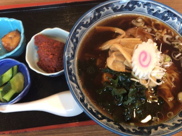 「八十八ラーメン850円＋ｸｰﾎﾟﾝ鶏唐揚げ0円」@八十八の写真