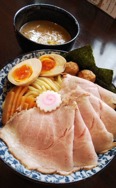 「特製つけ麺（中盛り）＋チャーシュー」@麺処はなぶさの写真