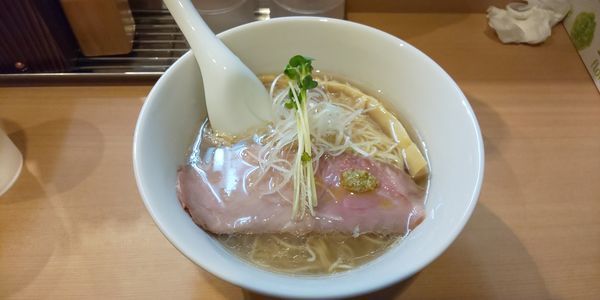 「塩中華そば￥500」@中華そば 流川の写真