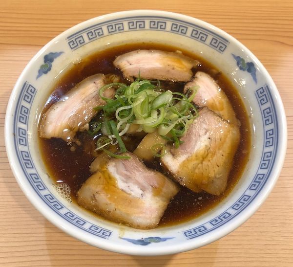 「黒煮干中華そば（麺固￥850⇒￥500）」@麺処若武者 ASAKUSA 〜FUKUSHIMA NOODLE STYLE〜の写真