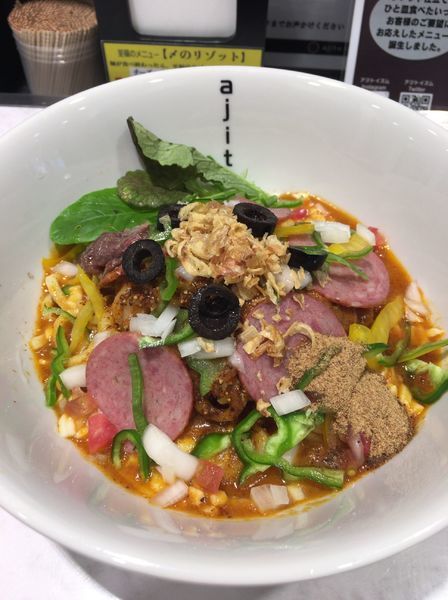 「ピザそば ８５０円」@ajito ism shinjuku baseの写真