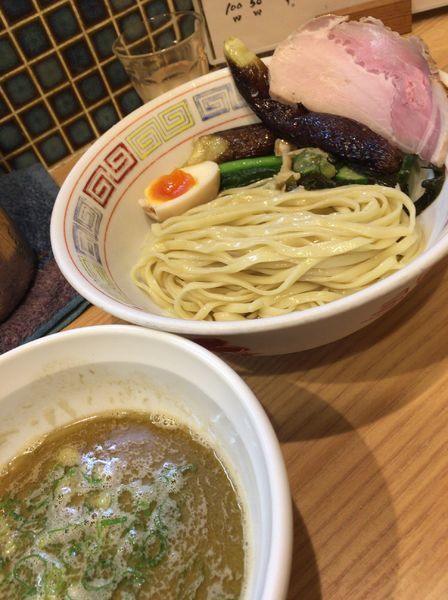 「【限定】紅ズワイガニのみそつけ麺 ９００円 麺少なめ」@ほっこり中華そば もつけの写真