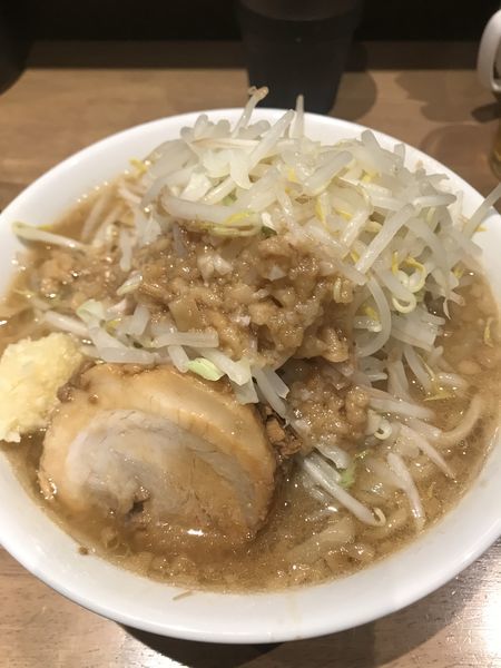 「ラーメン、並、ニンニク、アブラ」@トランキーロ！の写真