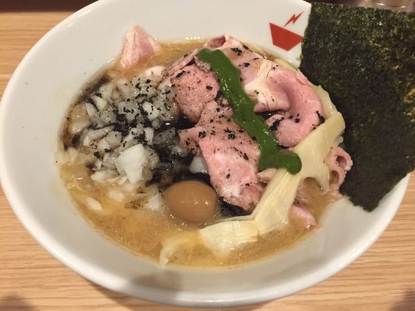 「蟹そば＋ハーフ肉増し：850＋180円」@crab台風。の写真