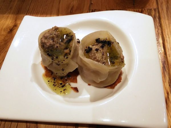 「神戸丸餃子トリュフ　480円」@ISOGAMI餃子バル TOMAKOの写真