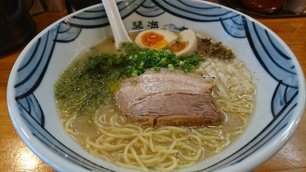 「琴海らーめん＋締めのカレー」@長崎らーめん 琴海の写真