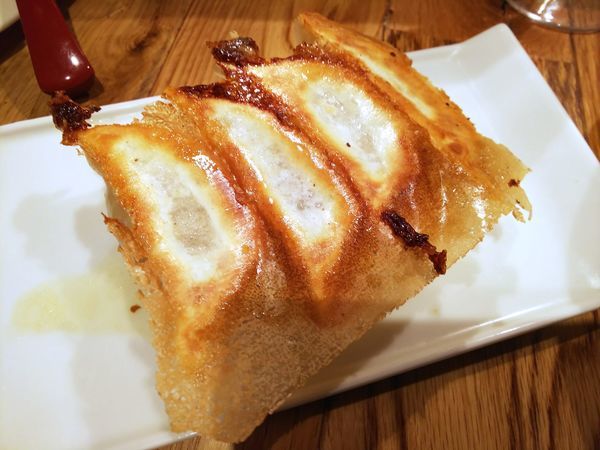 「極上肉汁餃子（4ヶ）　380円」@ISOGAMI餃子バル TOMAKOの写真