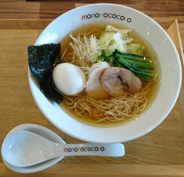 「味玉醤油らーめん」@もののこころ 東松戸店の写真