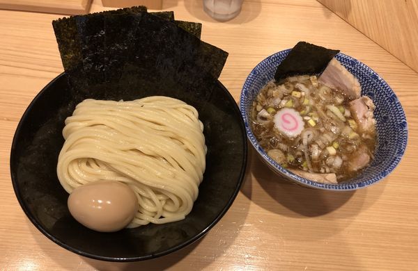 「つけめんチャーシュー中盛 +海苔+味玉」@頑者の写真