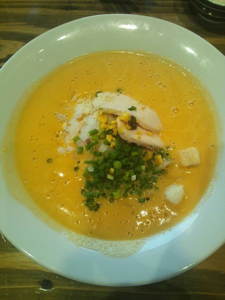 「オマール海老湯（味玉付き）」@麺屋はやぶさの写真