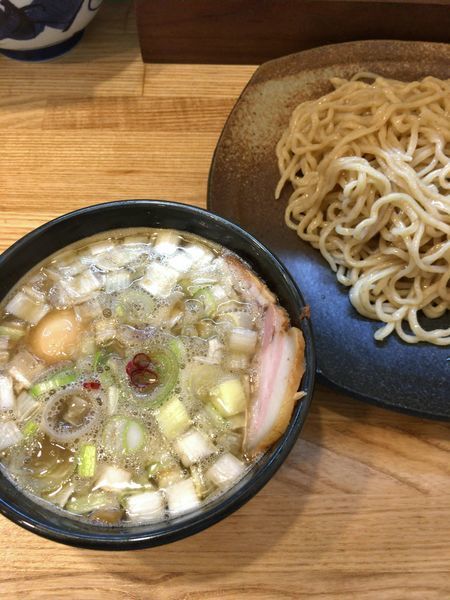 「煮玉子つけそば」@中華そば専門 とんちぼの写真