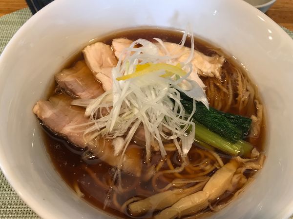 「チャーシュー中華そば」@中華蕎麦 はざまの写真