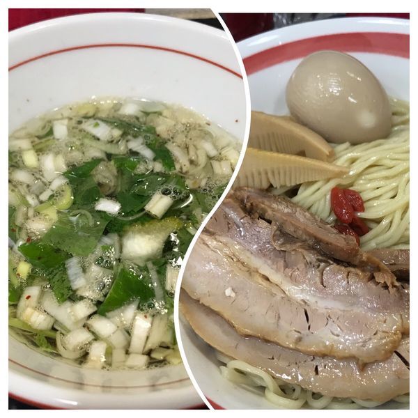 「特製あごだしつけ麺」@自家製麺SHINの写真