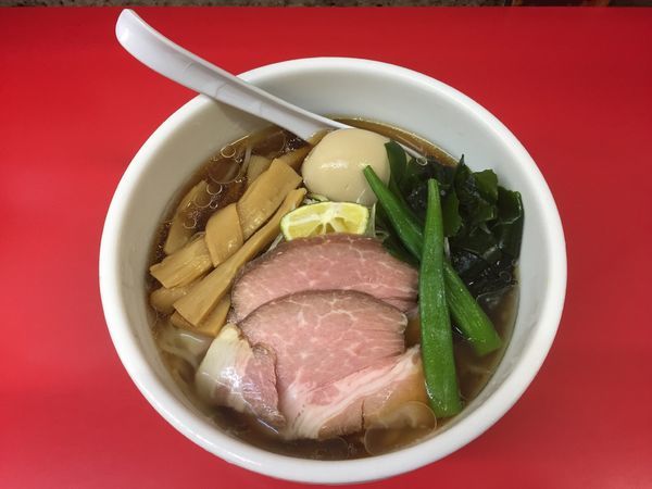 「【夏季限定】冷やしとろみらーめん（醤油）」@らーめん えんやの写真