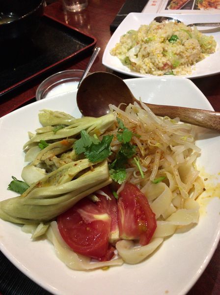 「冷やし茄子刀削麺 ９００円」@朝霞の写真
