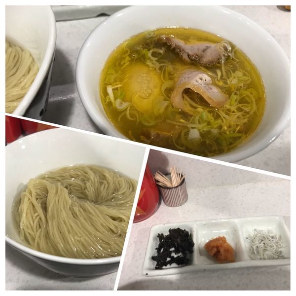 「【限定】紅葉おろしの白醤油つけ麺＋味玉」@ラーメン星印の写真