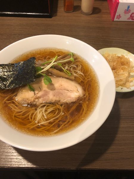 「【限定】サケ節正油」@らーめん 夢中の写真