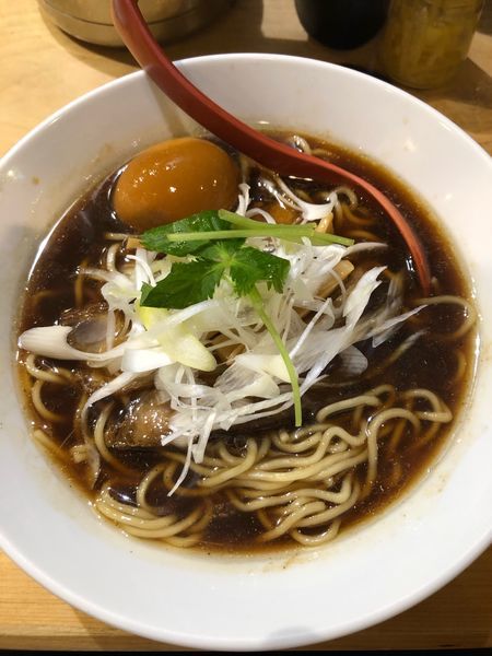 「煮干しそば 味玉」@煮干麺 月と鼈の写真
