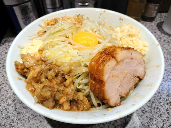 「汁なしそば」@ラーメン宮郎の写真