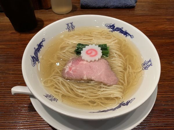 「中華そば 肉ワンタン2個 替え玉」@中華蕎麦にし乃の写真