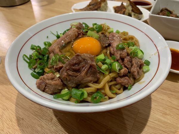 「油そば（牛）」@谷島屋の写真