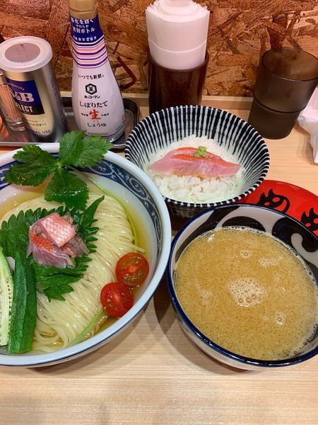 「金目鯛のつけそば」@寿製麺 よしかわ 西台駅前店の写真