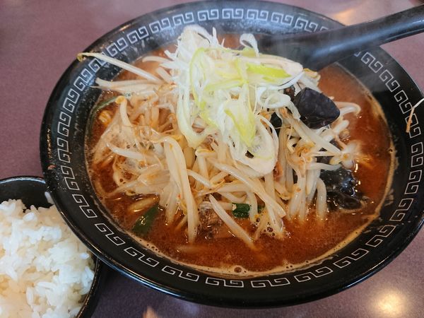 「オロチョン890円＋小ライス(ﾗﾝﾁｻｰﾋﾞｽ)」@北海道らーめん 龍源 所沢二号店の写真