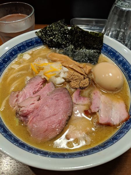 「特製濃厚豚骨魚介ラーメン」@麺処 はら田の写真
