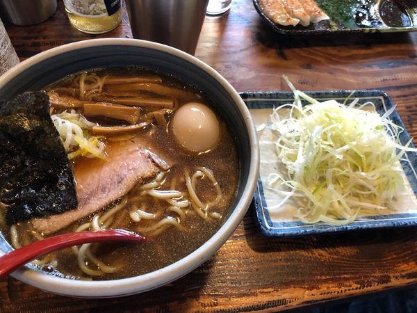 「味玉中華そば＋白髪ネギ」@中華そば 螢の写真