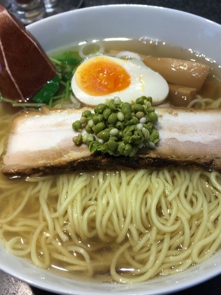 「和風実山椒柳麺」@麺屋ひょっとこ 銀座店の写真