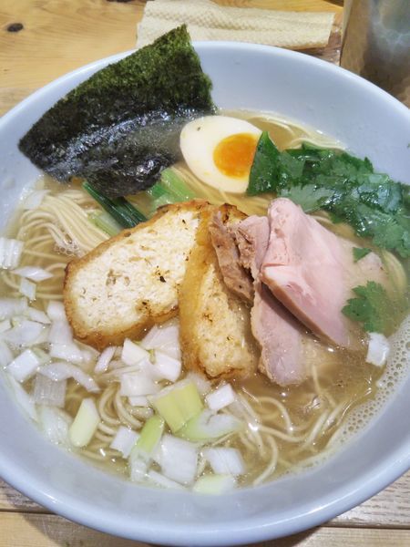 「塩そば 1,000円」@銀座 風見の写真