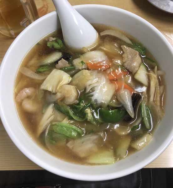 「五目うま煮そば800円＋α」@兆徳の写真