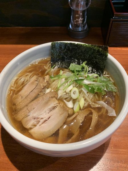 「江戸醤油らーめん ¥750」@麺屋 江武里の写真