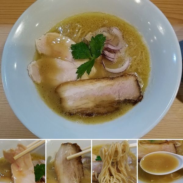 「濃厚福島鶏白湯　950円」@麺処若武者 ASAKUSA 〜FUKUSHIMA NOODLE STYLE〜の写真