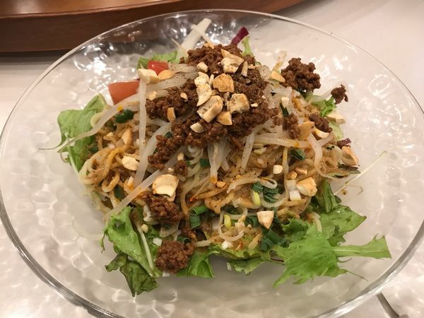 「汁なし坦々麺」@一楽の写真